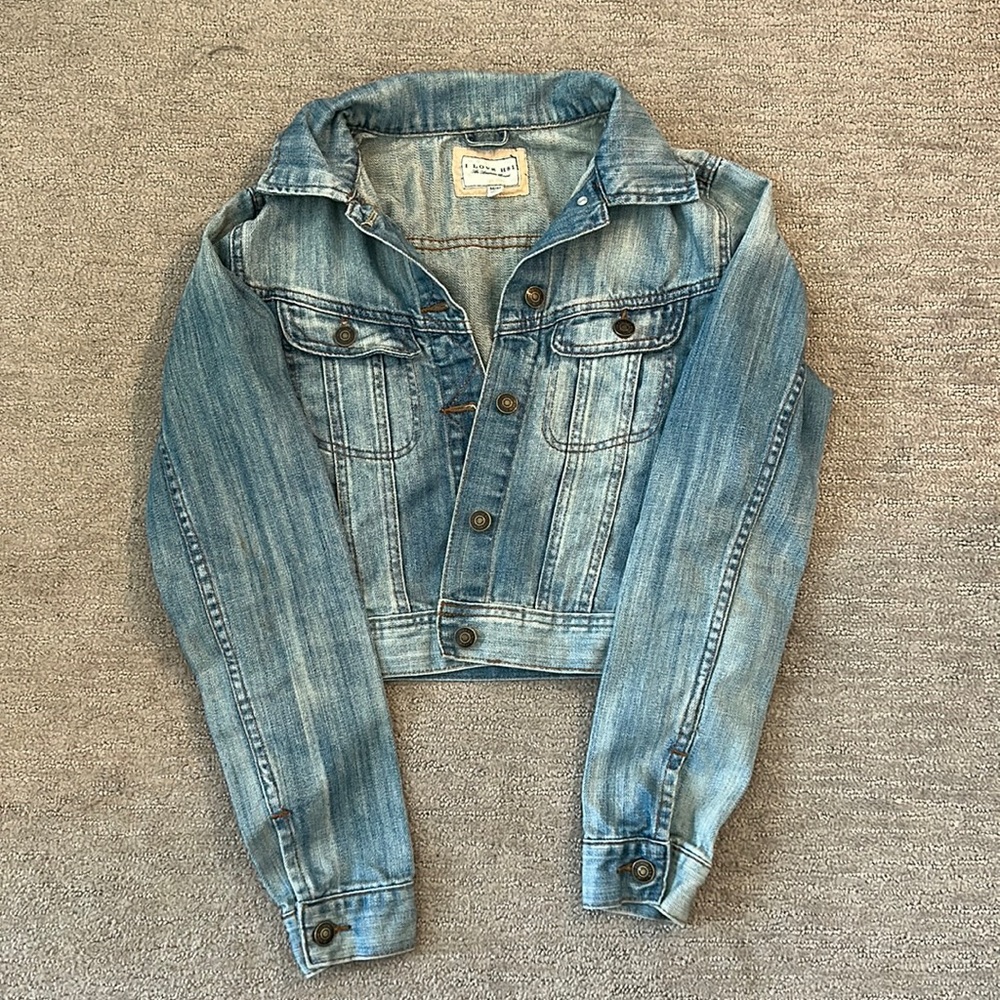 Mid crop Jean jacket